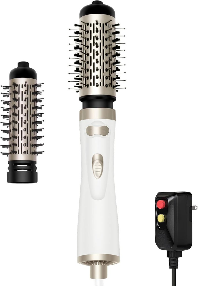OKWRAP Hair Dryer Brush, 3-in-1 Rotating Round Hot Air Brush - Image 1